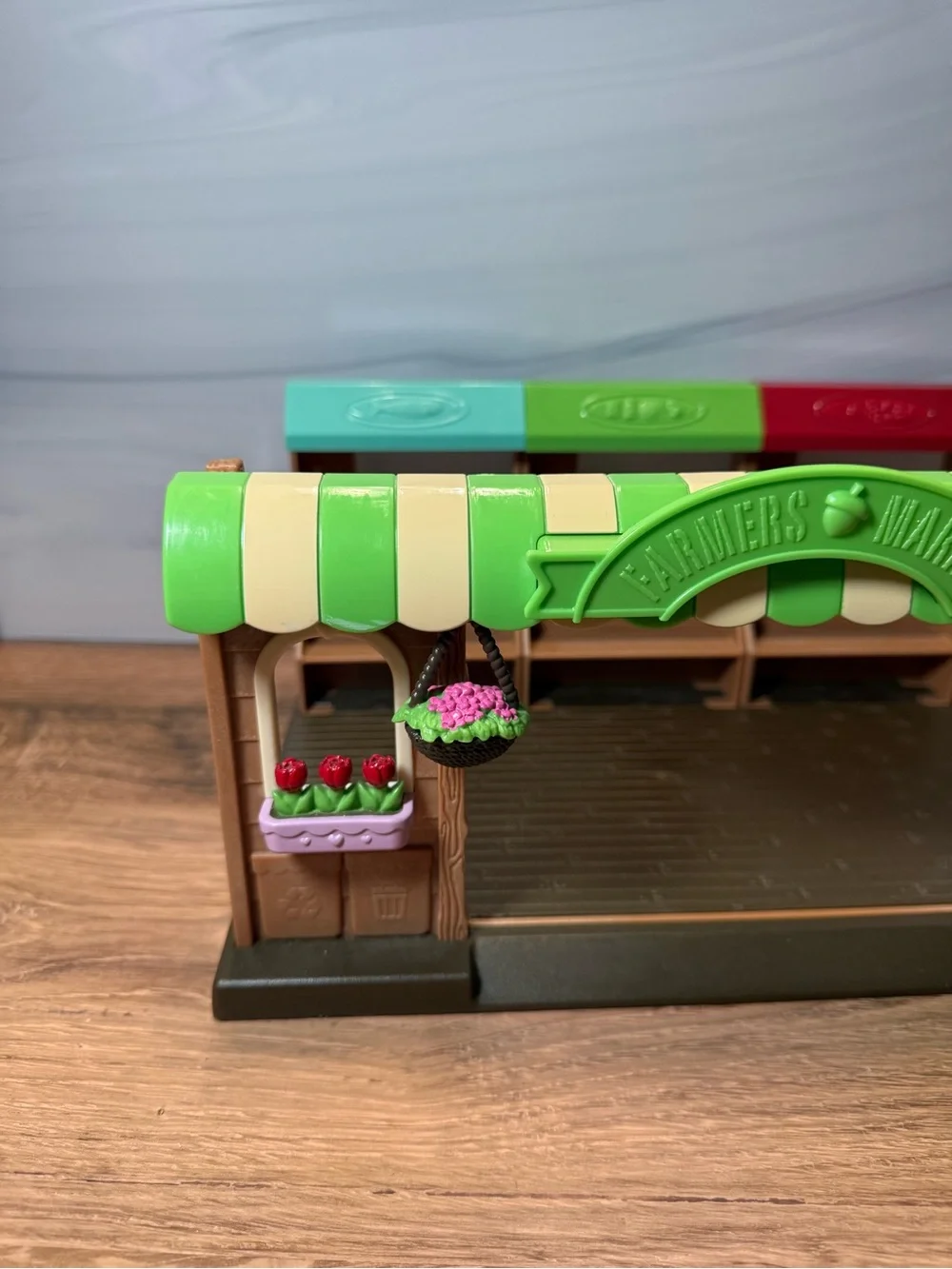 Li'l Woodzeez Hoppin' Farmers Market Playset Replacement Market Stand